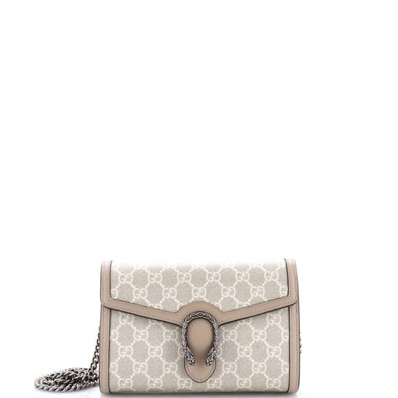 Gucci Dionysus Chain Wallet Gg Coated #187174G13B - Picture 1 of 7